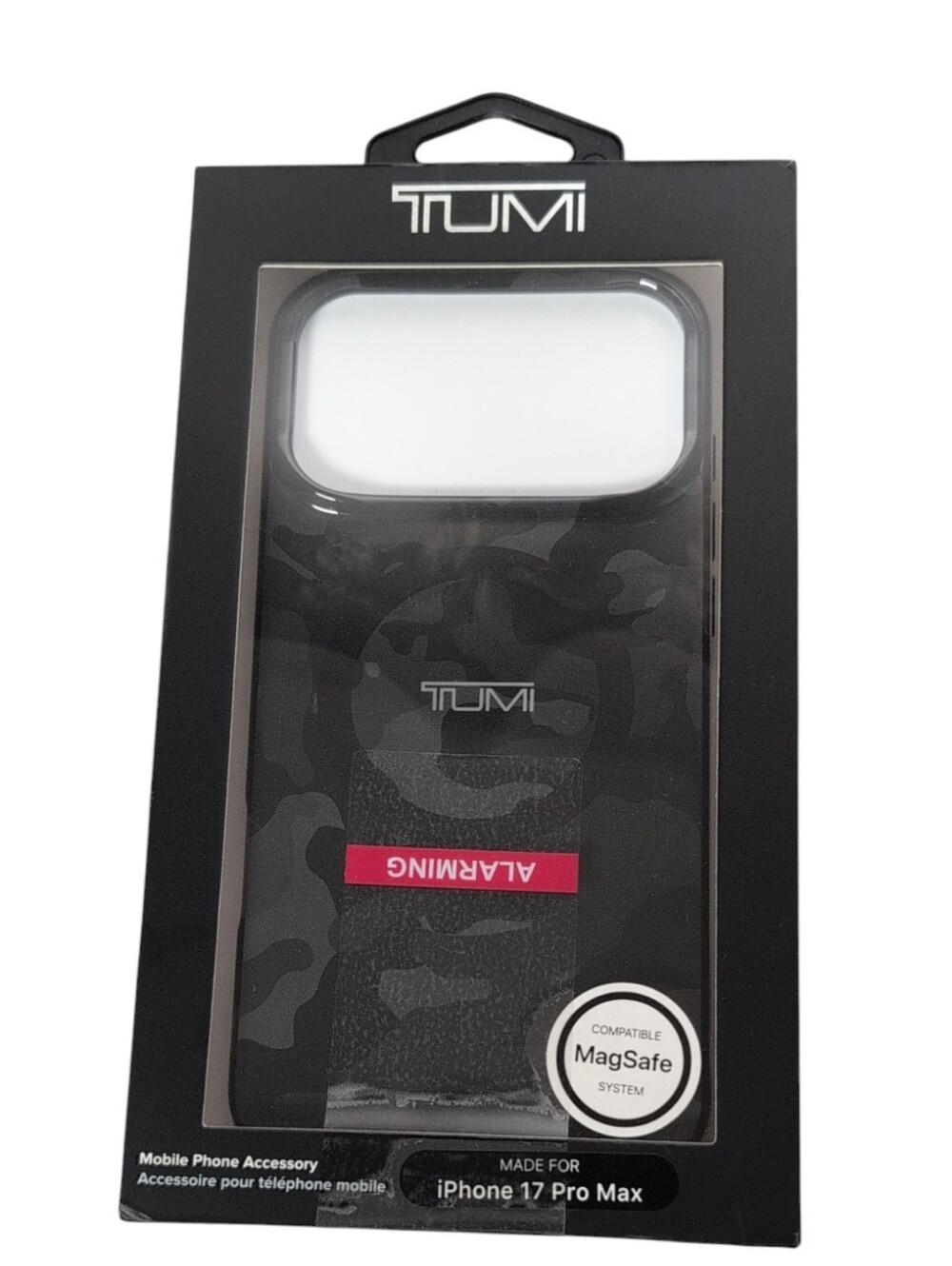 Tumi Black Camo iPhone 17 Pro Max Case